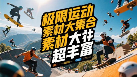极限运动素材大集合，超丰富
