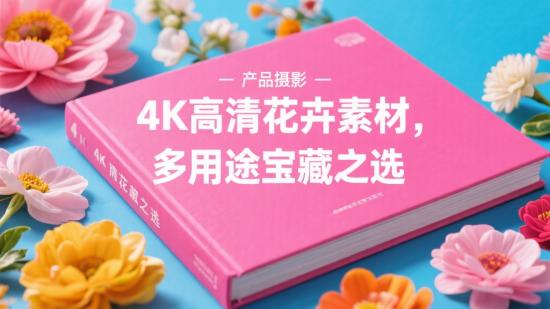 4K高清花卉素材,多用途宝藏之选