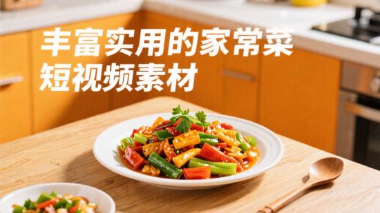 丰富实用的家常菜短视频素材