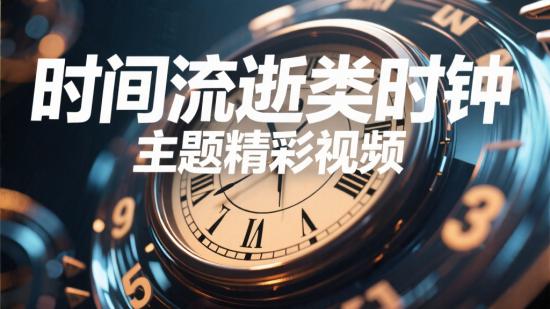 时间流逝类时钟主题精彩视频