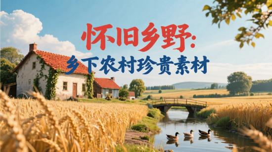 怀旧乡野：乡下农村珍贵素材