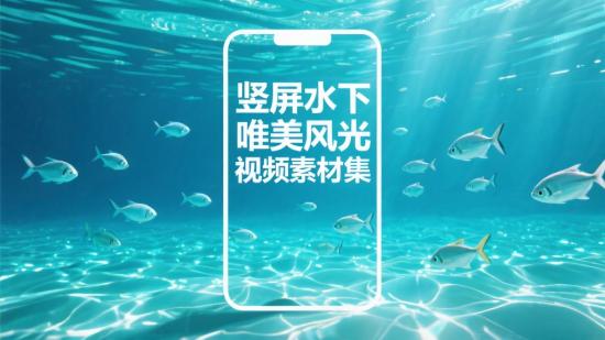 竖屏水下唯美风光视频素材集