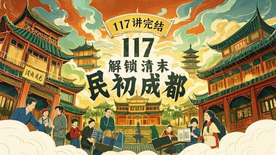 117讲完结，解锁清末民初成都