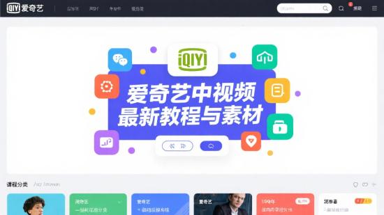 爱奇艺中视频最新教程与素材