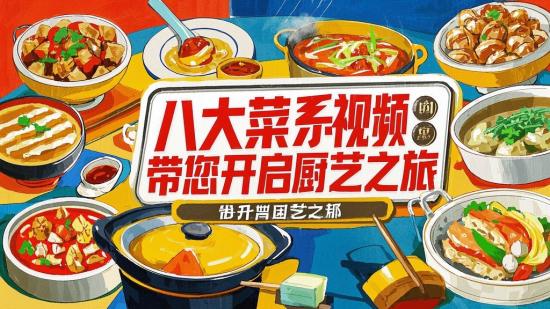 八大菜系视频，带您开启厨艺之旅