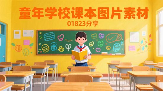 童年学校课本图片素材01823分享