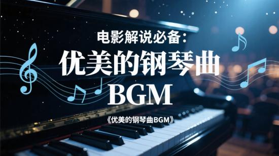 电影解说必备：优美的钢琴曲BGM