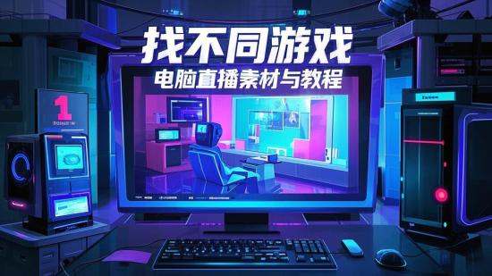 找不同游戏电脑直播素材与教程