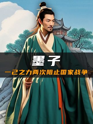 《平民哲学家墨子：两次止战、机关术超鲁班，思想影响深远》