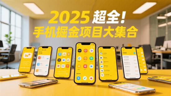 2025 超全！手机掘金项目大集合