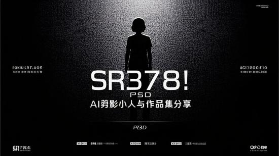 SR378！PSD AI 剪影小人与作品集分享