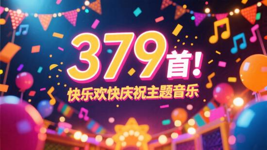 379首！快乐欢快庆祝主题音乐