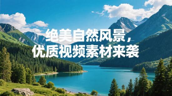 绝美自然风景，优质视频素材来袭