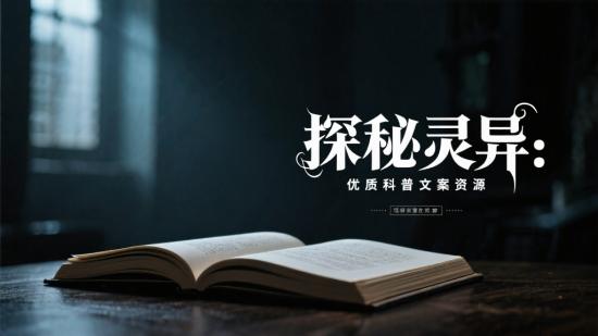 探秘灵异：优质科普文案资源