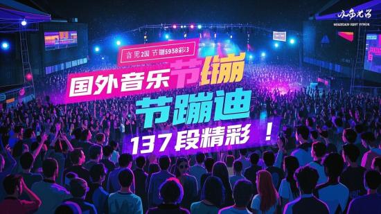 国外音乐节蹦迪，137段精彩！