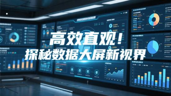 高效直观！探秘数据大屏新视界