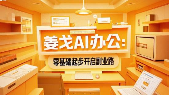 姜戈AI办公：零基础起步开启副业路