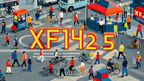 XF1425！现代市井生活百态视频素材