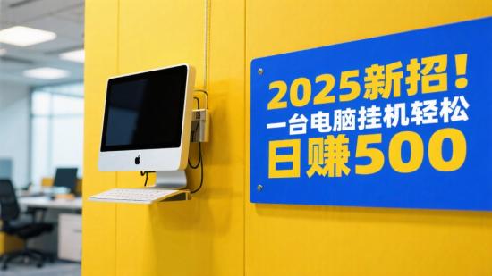 2025新招！一台电脑挂机轻松日赚500