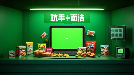 山姆义乌百货零食绿幕无人直播素材