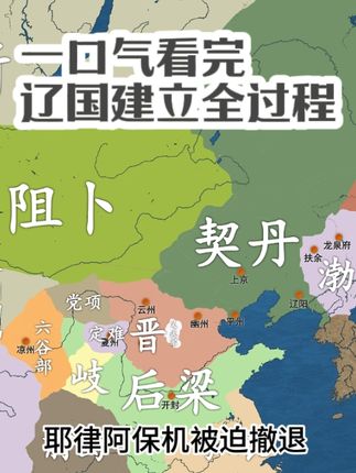 《一口气看耶律阿保基到辽太宗时期 辽国建立及发展的全过程》