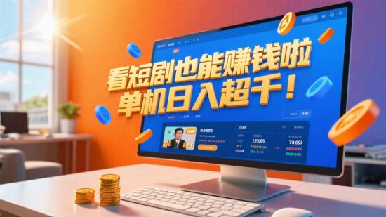 看短剧也能赚钱啦，单机日入超千！