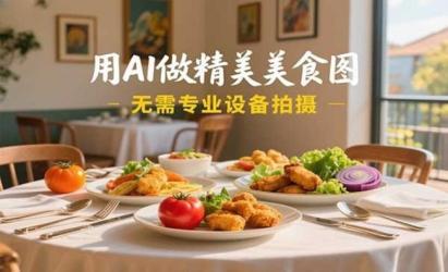 AI做精美美食图