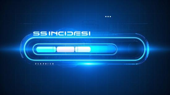 赛博朋克风加载进度条透明背景素材