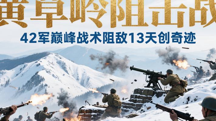 黄草岭阻击战42军巅峰战术阻敌13天创奇迹