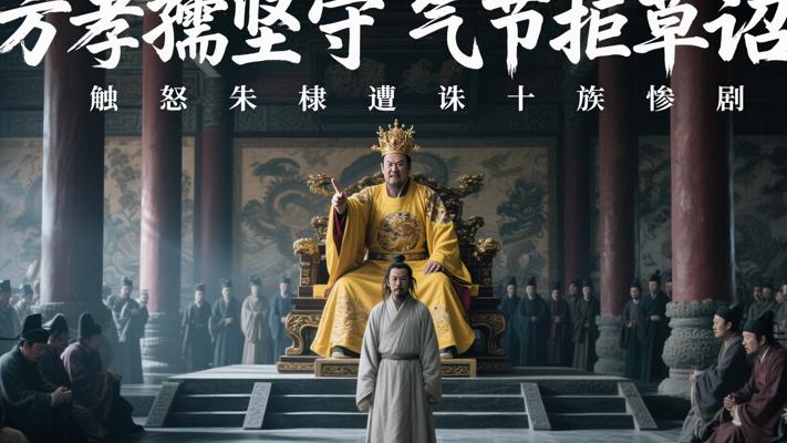 方孝孺坚守气节拒草诏 触怒朱棣遭诛十族惨剧