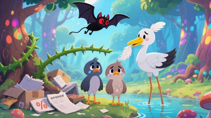 蝙蝠荆棘水鸟合伙经商失败后的奇幻经历