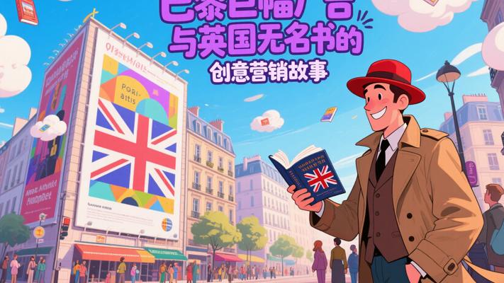 巴黎巨幅广告与英国无名书的创意营销故事