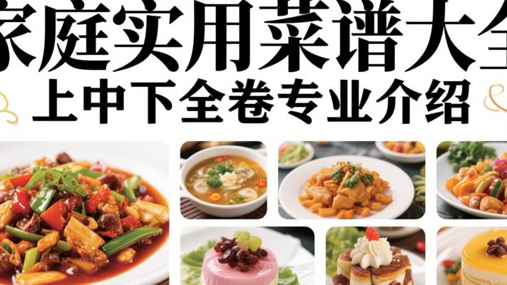 家庭实用菜谱大全上中下全卷专业介绍