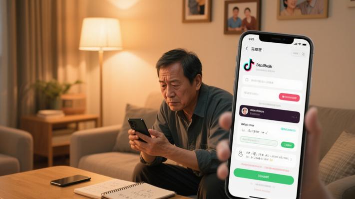 中年父亲的抖音探索记：从账号注册到视频制作的笨拙温情