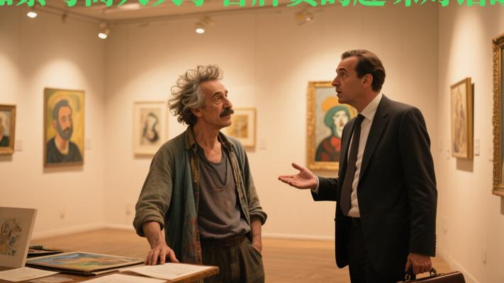 毕加索与商人关于冒牌货的趣味对话故事