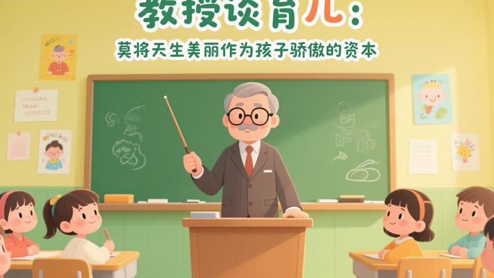 教授谈育儿：莫将天生美丽作为孩子骄傲的资本