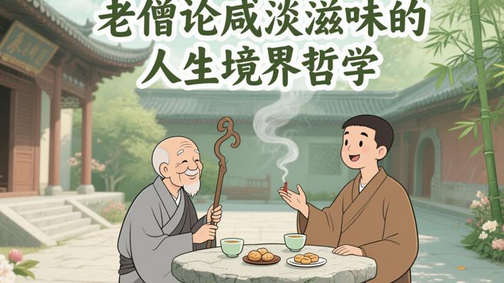 老僧论咸淡滋味的人生境界哲学