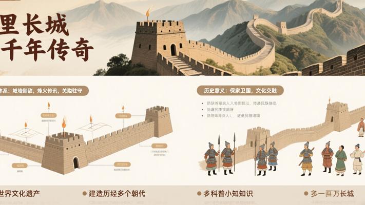 万里长城建造防御体系与历史意义的千年传奇