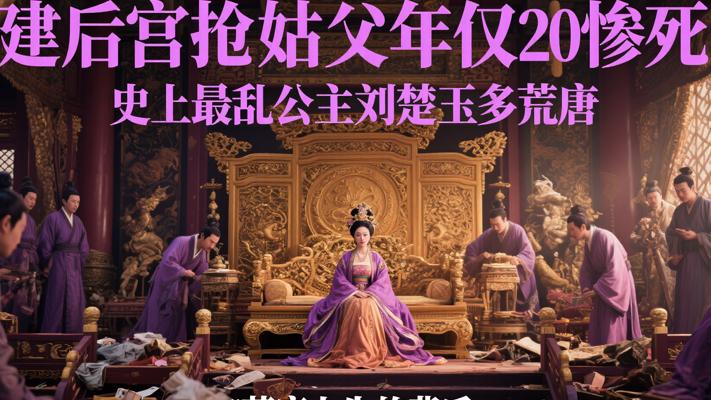 建后宫抢姑父年仅20惨死 史上最乱公主刘楚玉多荒唐