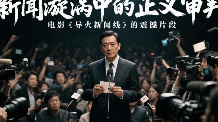 新闻漩涡中的正义审判：电影《导火新闻线》的震撼片段
