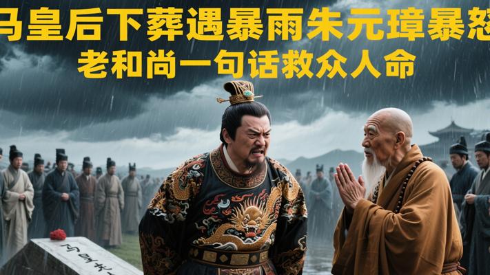 马皇后下葬遇暴雨朱元璋暴怒 老和尚一句话救众人命
