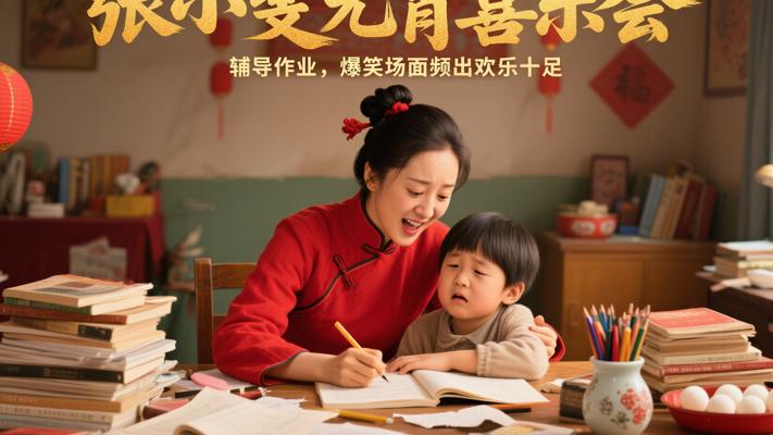 张小斐元宵喜乐会辅导作业 爆笑场面频出欢乐十足