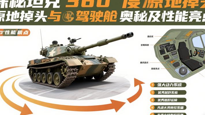 探秘坦克360度原地掉头与驾驶舱奥秘及性能亮点