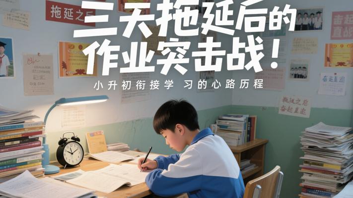 三天拖延后的作业突击战：小升初衔接学习的心路历程