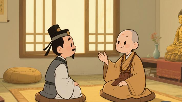 地方长官拜访白隐禅师领悟地狱与极乐真谛