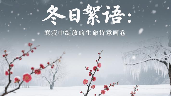 冬日絮语：寒寂中绽放的生命诗意画卷
