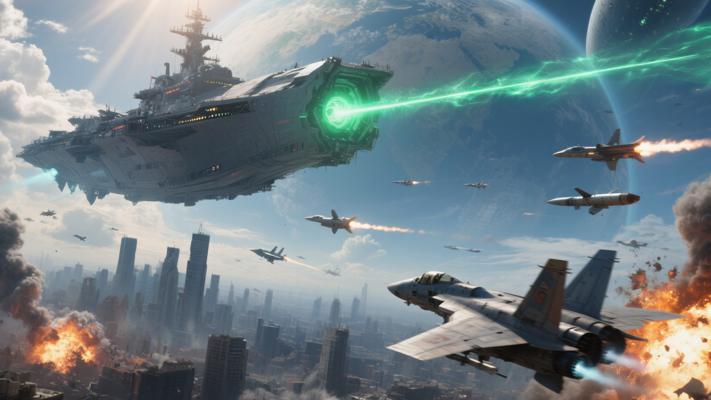 《独立日卷土重来》人类绝地反击对抗外星侵略者的终极之战