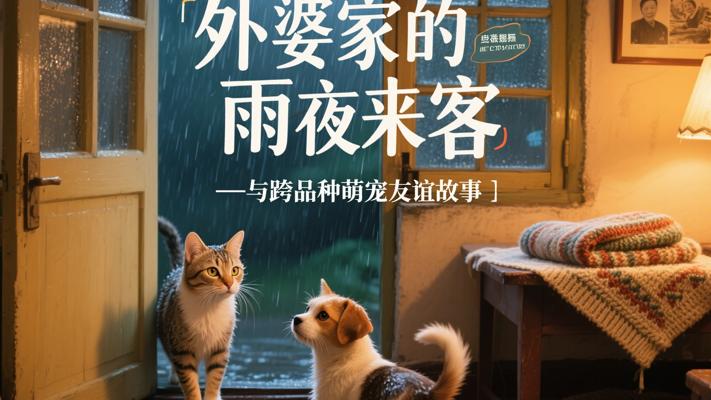 外婆家的雨夜来客与跨品种萌宠友谊故事