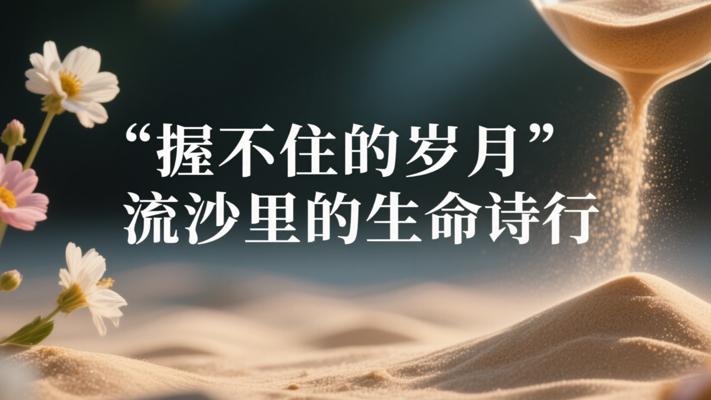 握不住的岁月流沙里的生命诗行