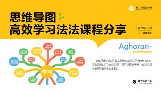 思维导图高效学习法课程分享